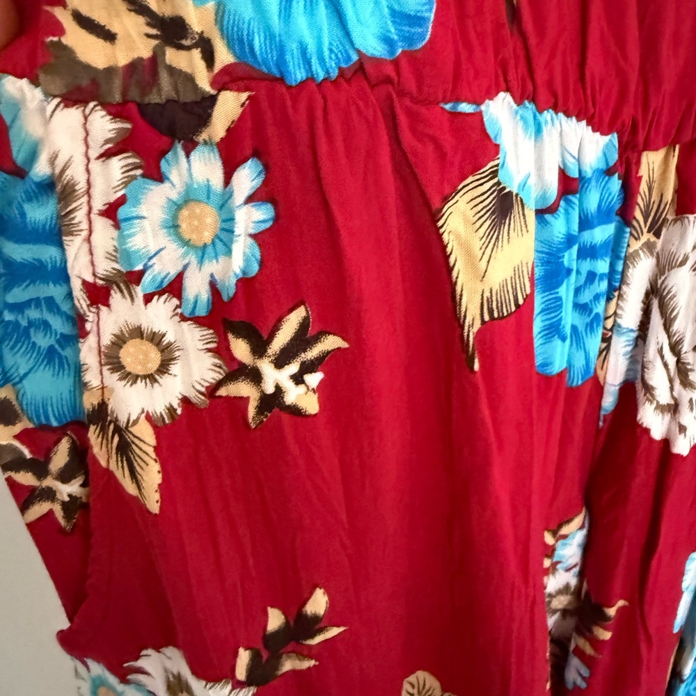 Rocks Red/pink Floral Jumpsuit - Picture 4 of 7